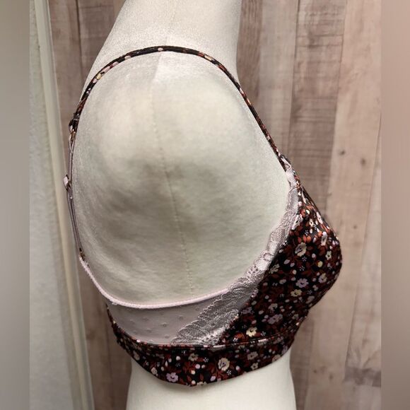 Aerie Shine floral triangle bralette - Picture 7 of 11